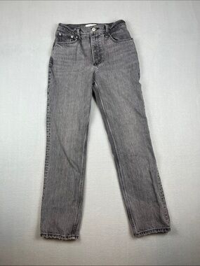 Abercrombie & Fitch 90’s Straight ultra High-Rise Jeans - Gray/Black
Size: 0/25